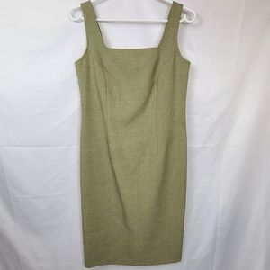 vintage square neck dress